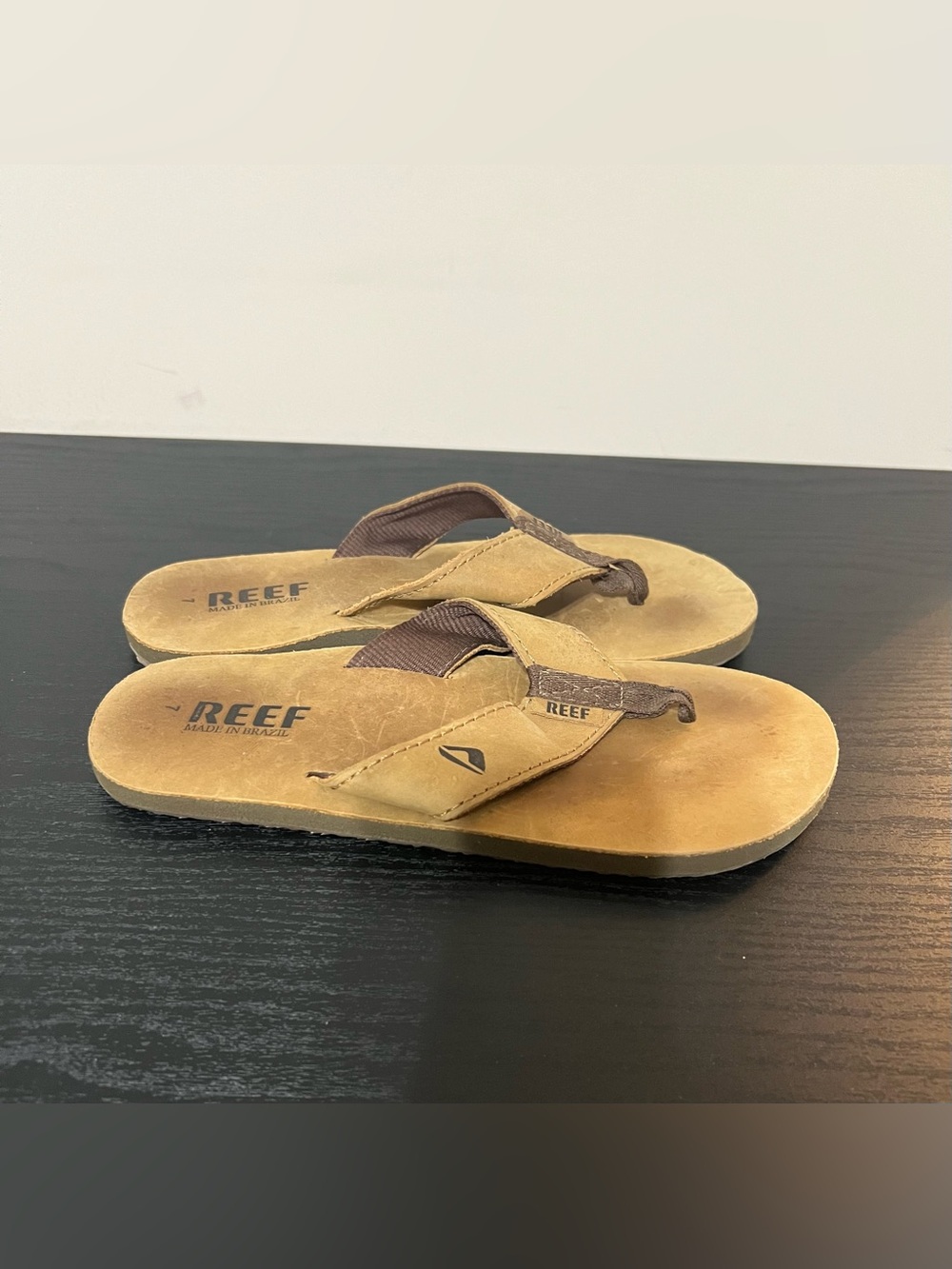Reef Leather Smoothy, 7 Big Kids-Boys